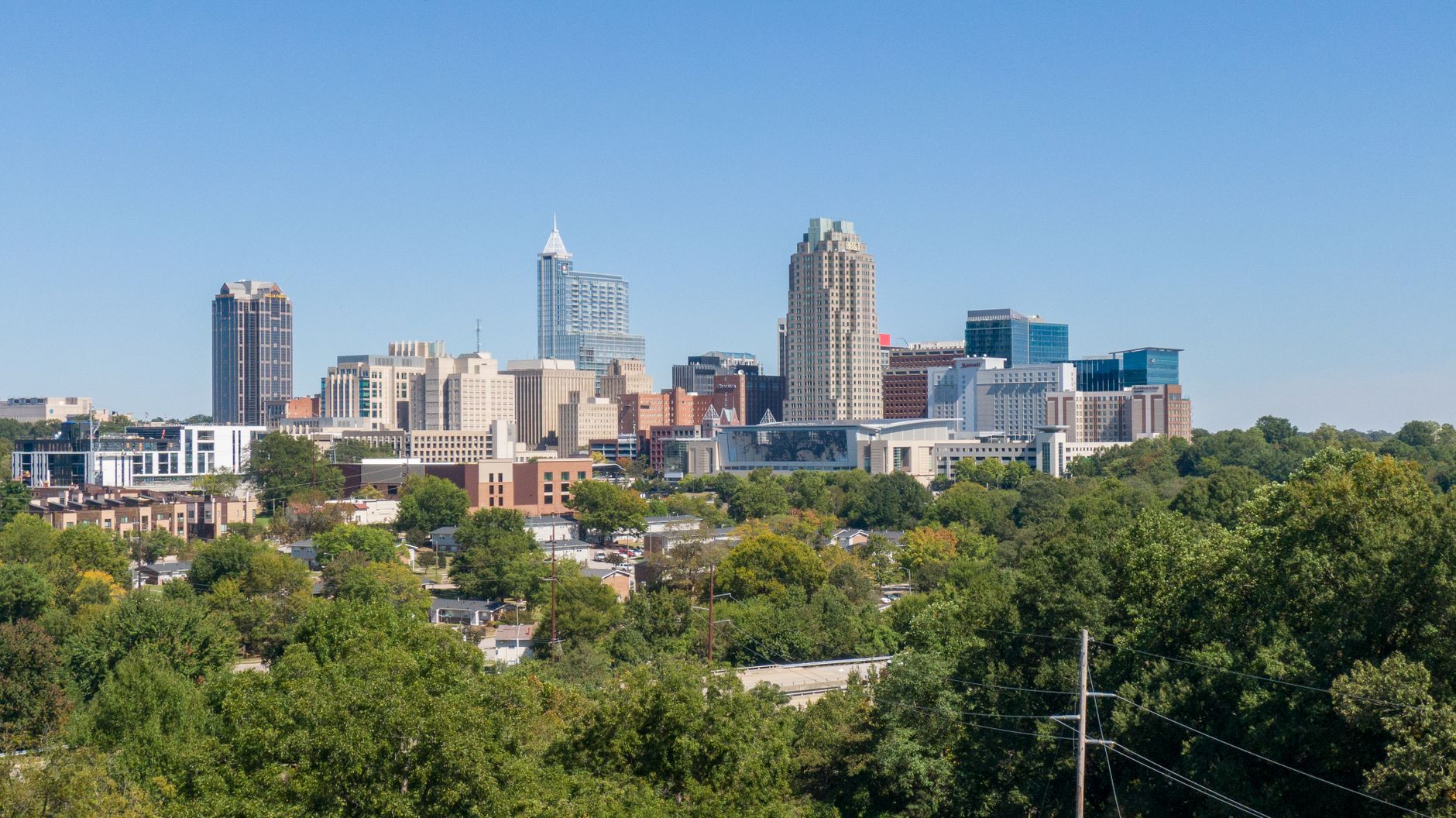 Raleigh North Carolina skyline