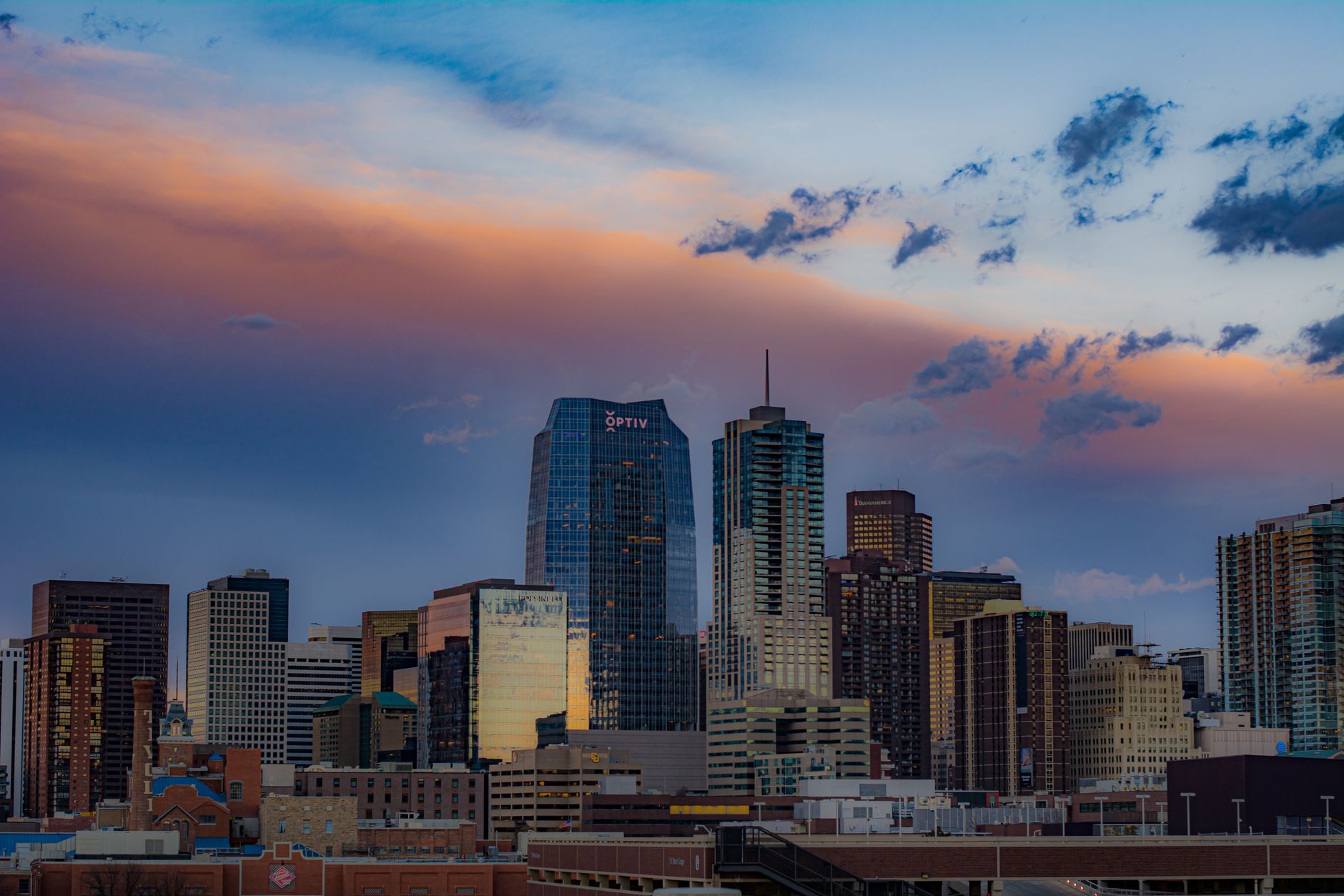 Denver Colorado skyline — Lighthouse Power Business headquarters