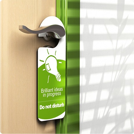 Printed door hangers