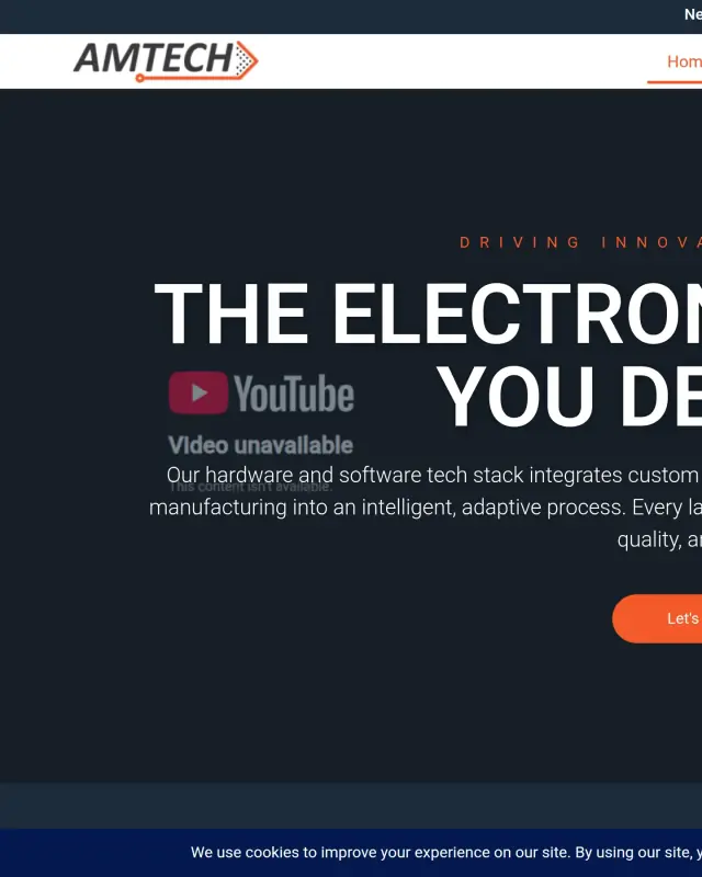 Original Amtech homepage