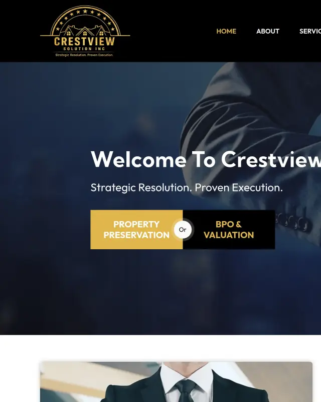 Original Crestview Solution homepage