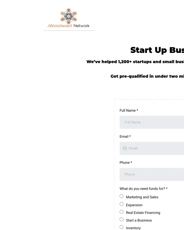 Original JWoodward Network homepage